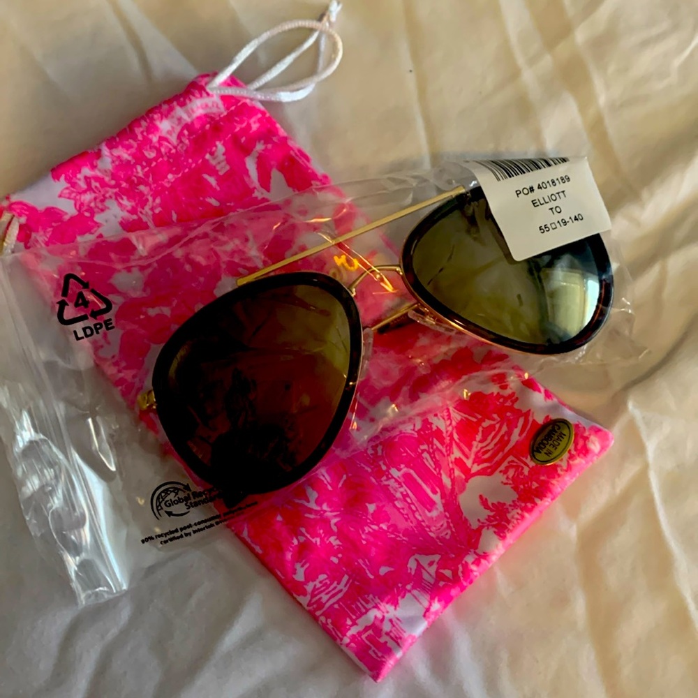 Lilly Pulitzer Elliott Sunglasses New